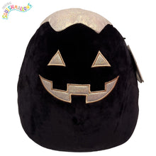 Load image into Gallery viewer, Paige the Black Pumpkin Squishmallow - 8 Inches
