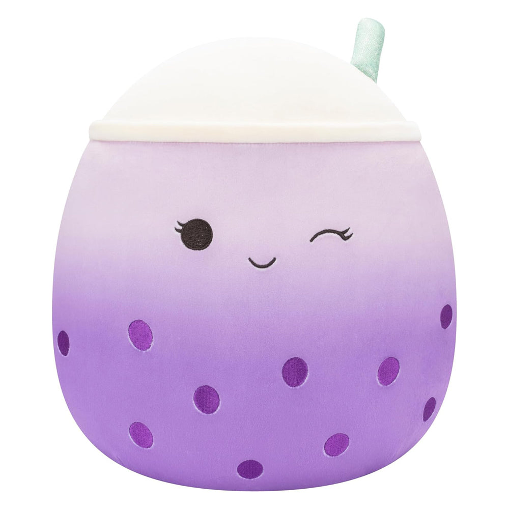 Poplina Purple Boba Tea With Blue Straw 12-Inch